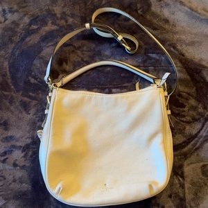 Kate Spade cream leather crossbody bag